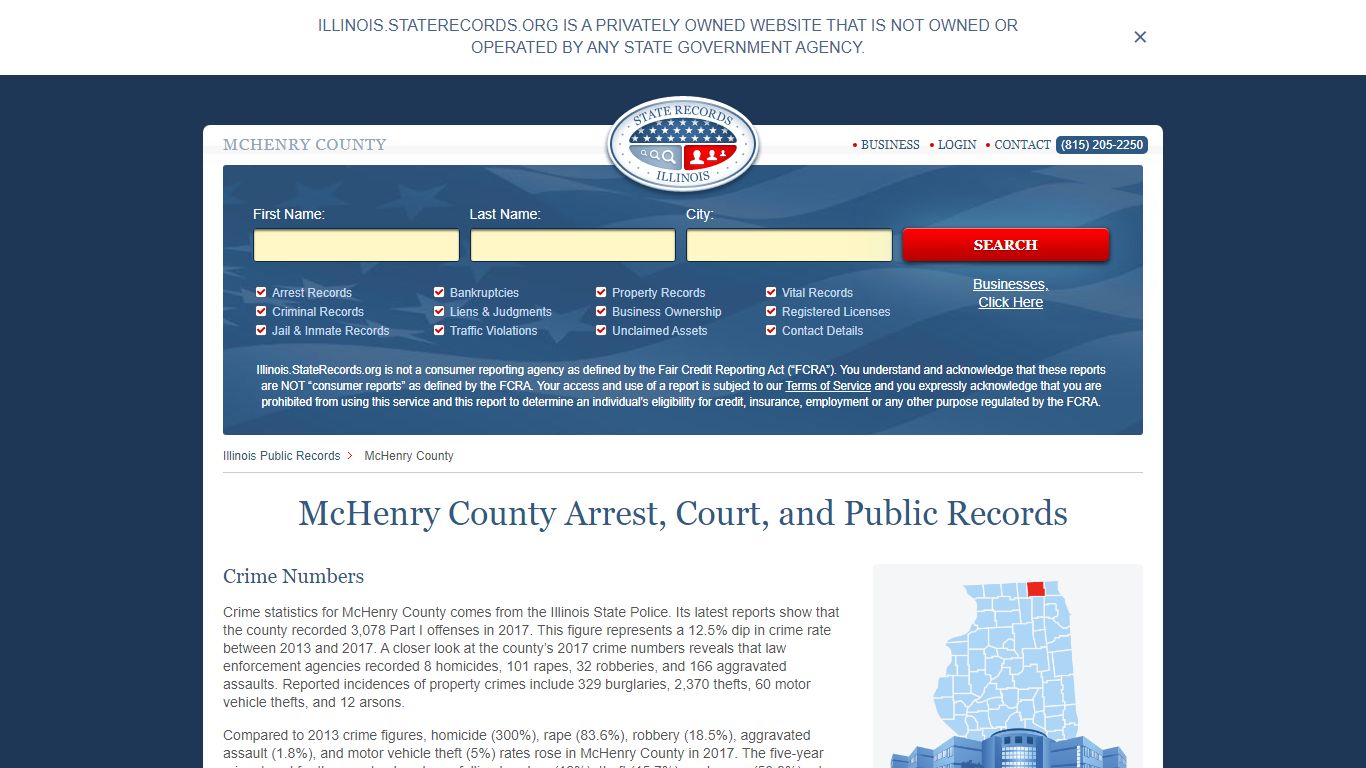 McHenry County Arrest, Court, and Public Records